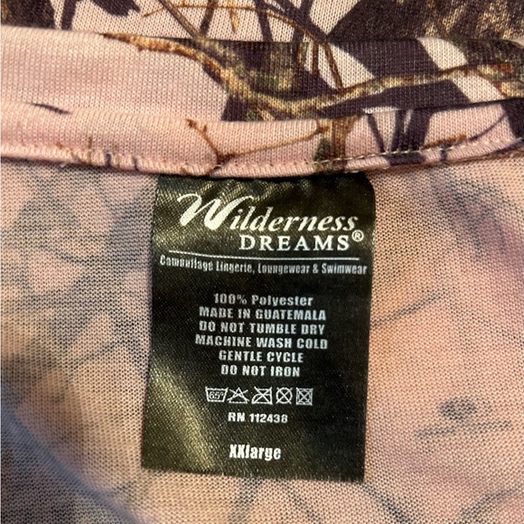 WILDERNESS DREAMS MOSSY OAKS CAMOUFLAGE T-SHIRT - Picture 3 of 5